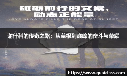 谢什科的传奇之路：从草根到巅峰的奋斗与荣耀